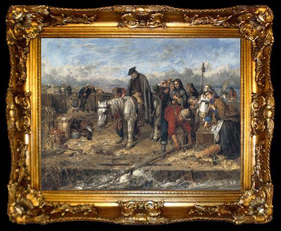 framed  Thomas Faed The Last of the Clan, ta009-2